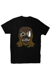 Fatbol Unisex Tee SkullFace &amp;quot;Chewie&amp;quot; -Black
