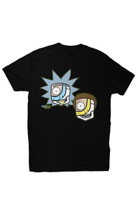 Fatbol Unisex Tee "Rick n Morty" Black