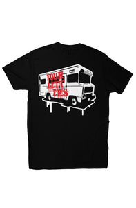 Fatbol Unisex Tee 4Letters "Always On Tour" - Blac