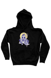 Fatbol Unisex Pullover Hoody - Forest Stearns "Alien Shepherd" Black