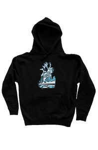 Fatbol Unisex Hoody - Forest Stearns "Penguin City" Black