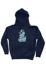 Fatbol Unisex Hoody - Forest Stearns "Penguin City" Navy Blue